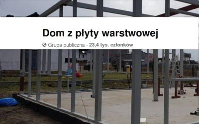 Społeczność 'Dom z płyty warstwowej' na Facebooku: Skarbnica Wiedzy i Inspiracji