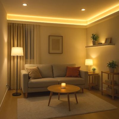 Światło w Rytmie Pasywności: Jak Oświetlenie LED Wspiera Komfort i Niezależność w Domu z Płyt PIR