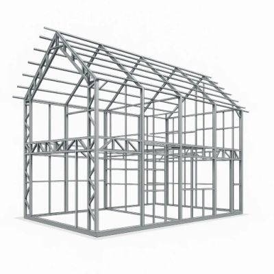 Szybki montaż konstrukcji stalowej pod płyty warstwowe.